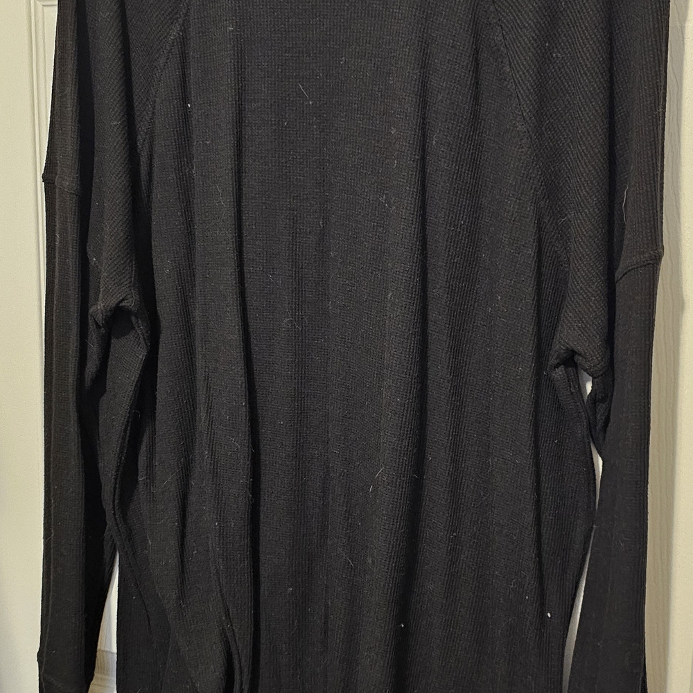 LuLaRoe Womens Black Long Sleeve Tee